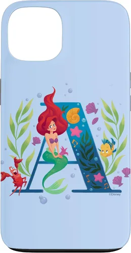 Vista 7 de Disney Carcasa para iPhone 17 con monograma de sirena y letra A para Ariel