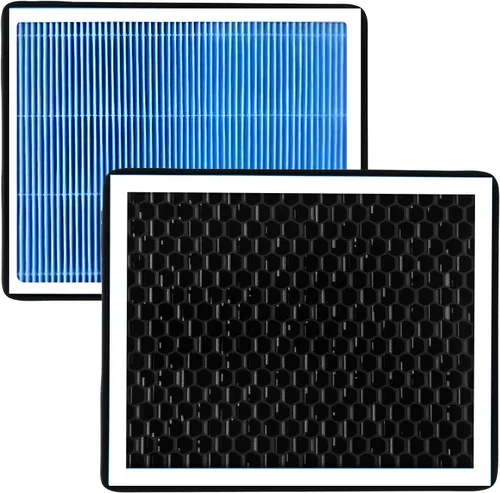 Vista 11 de CF11182 Filtro de aire de cabina con carbón activado para Honda Civic, Clarity, CR-V CRV, CR-Z CRZ, Fit, HR-V HRV, Insight, Odyssey y RDX, TLX