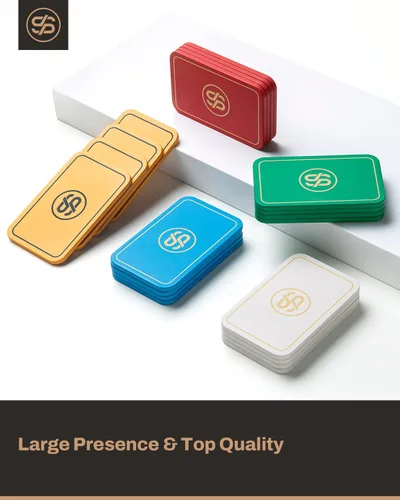 Vista 3 de SLOWPLAY Godel - Placas rectangulares de póquer, 1.41 onzas (1.27 oz), material compuesto de cerámica, paquete de 10 unidades High quality ceramic