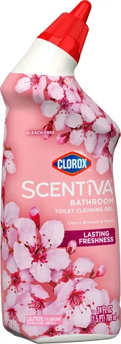 Vista 10 de Clorox Scentiva - Gel de limpieza para inodoro, flor de cerezo y melocotón, 24 onzas líquidas (paquete de 2)