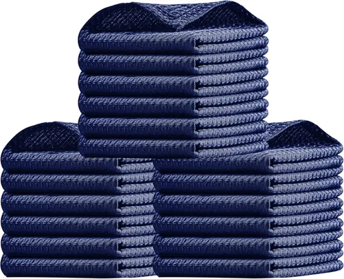 Vista 31 de Native Fab Juego de 8 toallas de cocina y paños de cocina, absorbentes, duraderos, de secado rápido para limpiar, cocinar, hornear, ideal