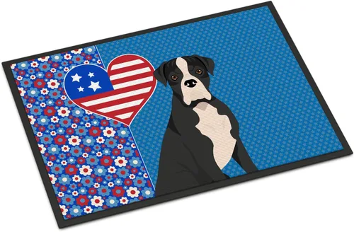 Vista 192 de Caroline's Treasures WDK5119JMAT Airedale Terrier USA - Tapete para interiores o exteriores, 24 x 36 pulgadas, tapete para puerta delantera