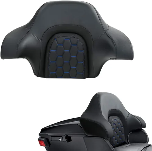 Vista 13 de TCMT Asiento Trasero Envuelto y Recortado King Compatible con Harley 2014-2025 Touring Road King Road Street Electra Glide Ultra Limited Pack