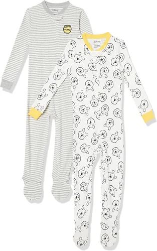 Vista 6 de Tienda Essentials Disney l Marvel l Star Wars Unisex Babies' Cotton Footed Sleep and Play, Multipacks