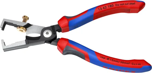Vista 2 de KNIPEX Herramientas, 13 62 180 StriX Aislamiento Strippers Cable Tijeras Alicates de Corte, 7.25 Pulgadas