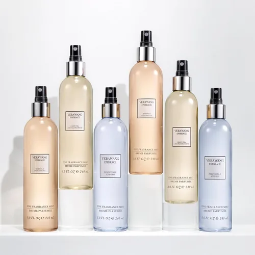 Vista 7 de Vera Wang Embrace Green Tea and Pear Blossom Body Mist 8.1 onzas líquidas (paquete de 1), notas de terrosidad, peonía y sándalo, fragancia