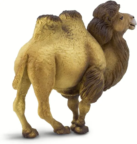 Vista 3 de Safari Ltd. Figura de camello bactriano, figura realista de vida silvestre de 4.25 pulgadas, juguete educativo para niños, niñas y niños a partir