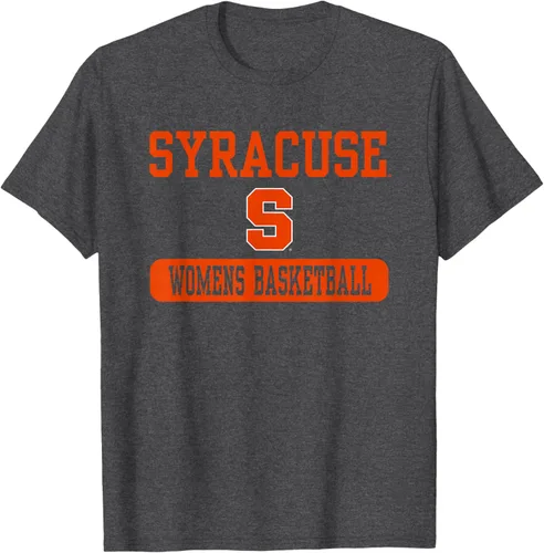 Vista 10 de Camiseta de baloncesto naranja de Syracuse para mujer con licencia oficial, Negro