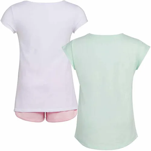 Vista 2 de Adidas Conjunto de 3 piezas para niña pequeña 2 camisetas 1 pantalón corto