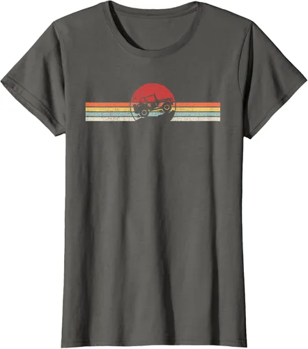 Vista 10 de Camiseta retro vintage Off Road 4X4 Negro