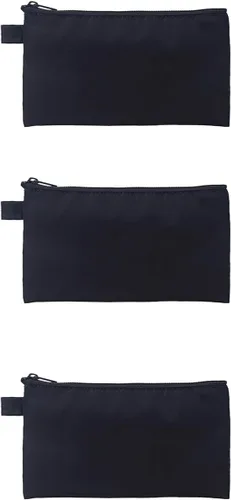 Vista 12 de Bolsa de depósito de dinero con cremallera ligero titular de dinero bolsa de cambio de monedas impermeable de nylon