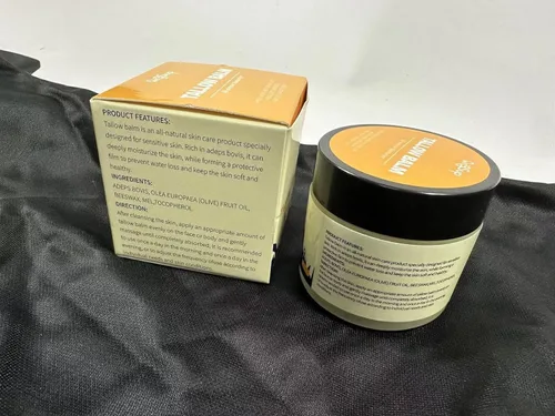 Vista 11 de Bálsamo de sebo de res para el cuidado de la piel - Aceite corporal hidratante completamente natural con miel y cera de abejas - Sebo de vacas