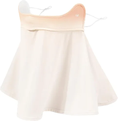 Vista 9 de WRELS UPF 50+ Unisex Cubrecara Transpirable y Refrescante con Protección UV para el Sol, con Elástico para las Orejas, Bufanda para el Cuello