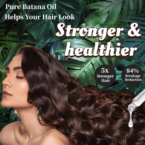 Vista 3 de Aceite de batana para el crecimiento del cabello, aceite de batana crudo 100% natural, sin refinar, revitalizado, fuerza del cabello, promueve