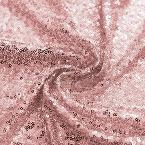 Vista 3 de nanbowang Sequin Tablecloth - Pink Table Cloths for Parties Rectangular Cover Overlay Sequin Fabric Linens Birthday/Baby Shower/Tea Party Decor