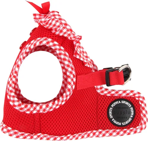 Vista 6 de Puppia Vivien - Arnés tipo chaleco para perro, apto para todas las estaciones, de malla, lindo, sin tirones, sin estrangulamiento, para Pequeño