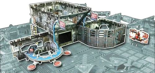 Vista 5 de Battle Systems Core Space Shootout at Zed's Expansion Set - Miniaturas - Juego de mesa - Cartas de eventos - Terreno modular 3D - Wargaming BSGCSE001