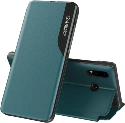 Vista 15 de Funda para Huawei P30 Pro, color negro Funda de piel con soporte, magnética, funda para teléfono para mujeres y hombres, protección a prueba