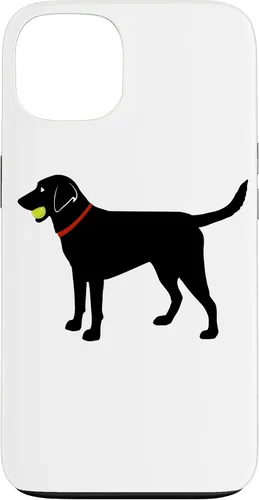 Vista 7 de Labrador Retriever Fetch, Black Lab Play Ball Dog Lover Gift Case for iPhone 17