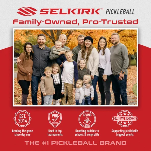 Vista 2 de Selkirk Sport Vanguard - Paleta híbrida de pickleball de fibra de carbono con núcleo de polipropileno X5, raquetas de pickleball