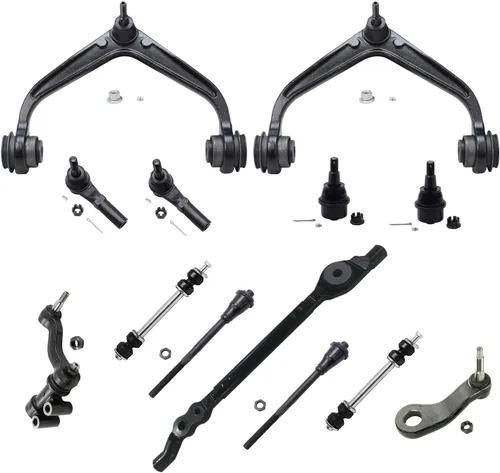 Vista 79 de Detroit Axle - Kit de extremo delantero para Hyundai Sonata XG350 XG300 Kia Optima, 2 brazos de control superiores con juntas de bola, 2 brazos