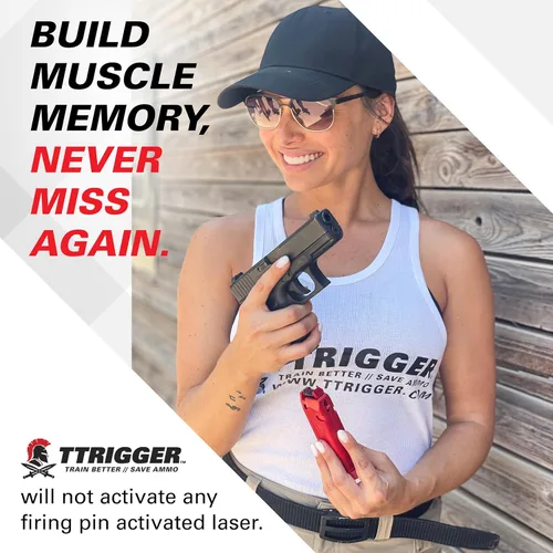 Vista 4 de Dry Fire Training Magazine for Glock 9mm, .357, .22, .40, .45 - Shooting Practice System with Audible & Tactile Trigger Feedback - Not Compatible