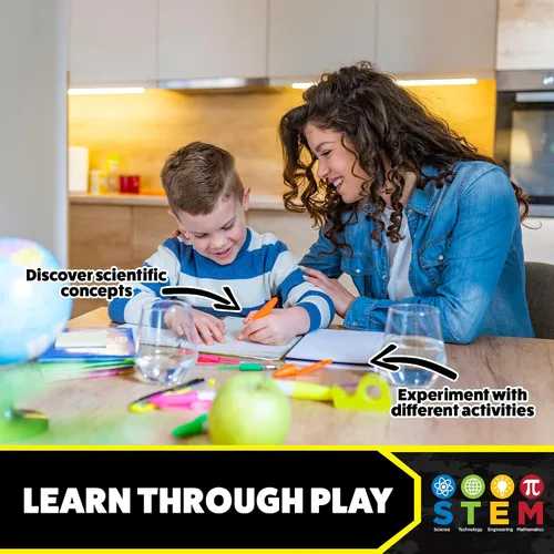 Vista 4 de Stomp Rocket The Original Stompin' Science Book - Uso con kits de lanzamiento de cohetes de juguete Learning Toy Rocket Launcher Kits for Kids