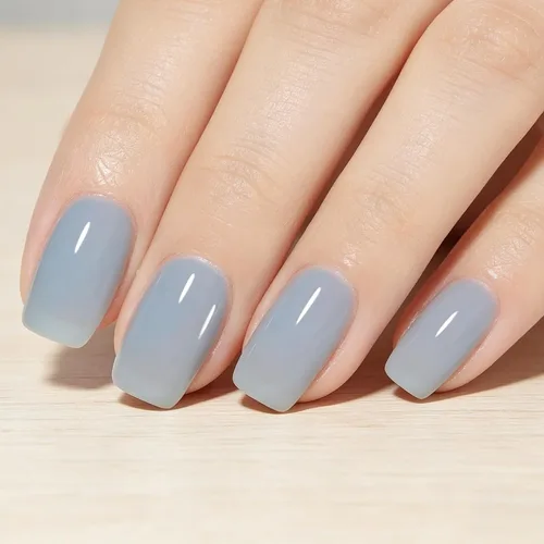 Vista 26 de YTD Likomey Esmalte de uñas de gel azul gelatina, 49.2 ft, translúcido transparente de pigmento fino, gel de uñas UV, manicura y pedicura