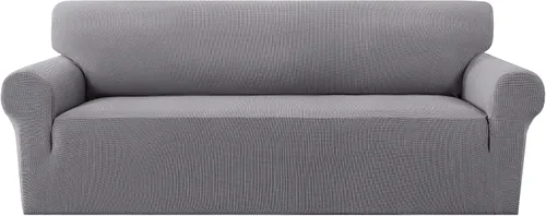 Vista 26 de MeilleMaison Funda elástica para silla reclinable, funda para sofá de 1 pieza con parte inferior elástica, lavable, protector de muebles Negro