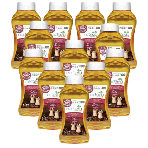 Vista 13 de Nectevia New England Maple - Néctar de agave con infusión de stevia, paquete de 2