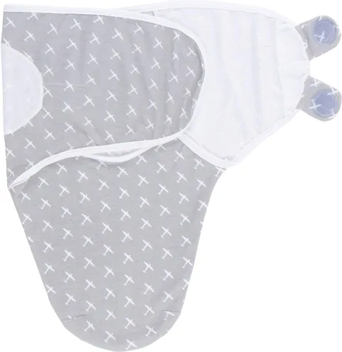 Vista 5 de BaeBae Goods Manta para envolver al bebé, juego de 4 envolturas ajustables para bebé, mantas de algodón suave