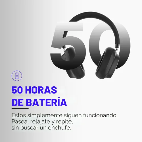 Vista 4 de Raycon The Essential Bluetooth Headphones with 3 ANC Modes, Blue Azul
