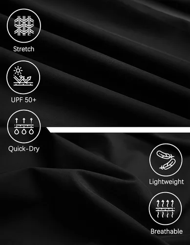 Vista 5 de Mens Lightweight Quick Dry Hiking Running Pants Outdoor Sports Breathable Zipper Pockets Athletic Work Pants
