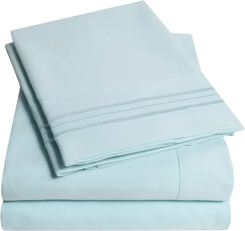 Vista 47 de 1500 Supreme Collection Juego de Sábanas de Bolsillo Extra Profundo - Sábanas de Cama Suaves de Lujo, Sin Arrugas, Ropa de Cama, Más de 40