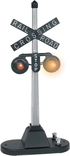 Vista 2 de Lionel #154 Señal Intermitente de Cruce Ferroviario Escala O Accesorio de Tren