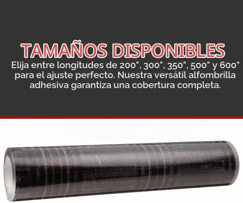 Vista 6 de Hi-Tech - Tapete de plástico autoadhesivo, 4 mil, perforado cada 24 pulgadas, 100 tapetes por rollo, (21 pulgadas de ancho, 200 pies de largo)