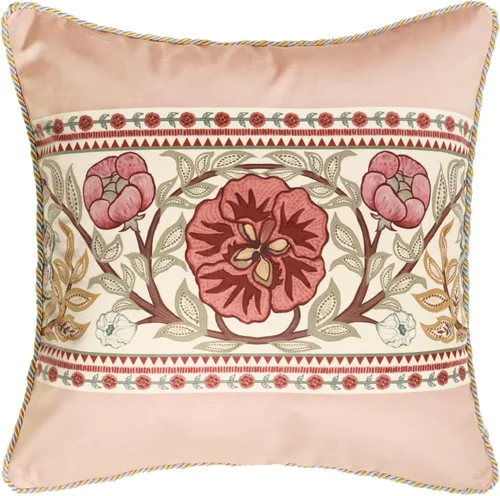 Vista 29 de patdrea Funda de almohada de terciopelo francés de diseño, 18 x 18 pulgadas Aviario