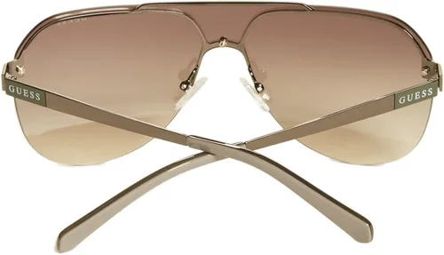 Vista 3 de GUESS Factory Rimless Shield Sunglasses