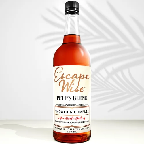 Vista 4 de ESCAPE WISE Pete's Blend Whisky & Bourbon Alternativa Sin alcohol El desarrollador líder mundial de licores sin alcohol, licores y cócteles sin