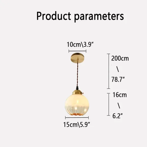 Vista 6 de Genérico Araña moderna, LED moderna lámpara de araña de estilo japonés esférico degradado de vidrio medieval retro flor brote en forma de rama sala