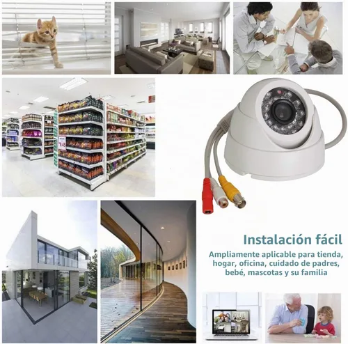 Vista 7 de CCTV 24ir LED 1/3 CCD 800tvl cámara audio interior de la bóveda D/n cámara de vigilancia de seguridad