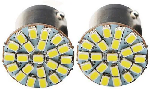 Vista 5 de Best To Buy® Paquete de 12 bombillas LED marinas de repuesto de 5 W 1157 Ba15d #90 para lancha, RV, automóvil, paisaje 9-30 V (azul)