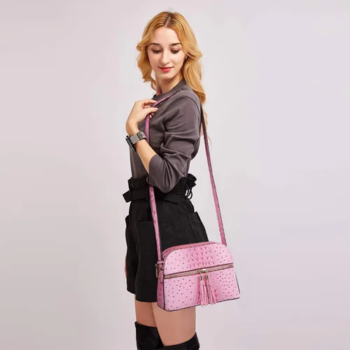 Vista 2 de Dasein - Bolso de hombro para mujer con cremallera y múltiples bolsillos
