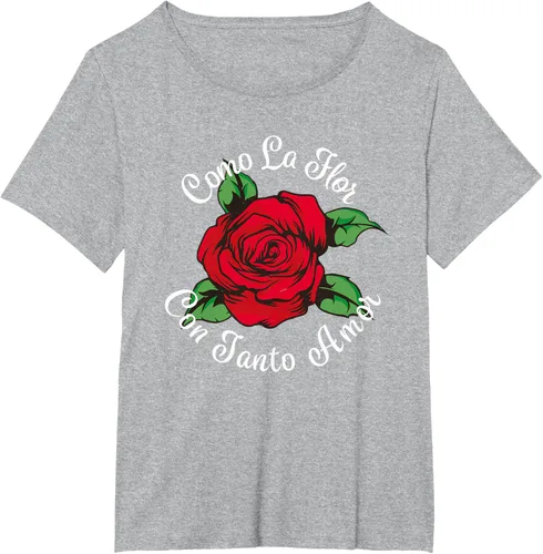 Vista 48 de Como La Flor - Bailar Cumbia - Mexican Rose Fiesta Regalo Camiseta Negro