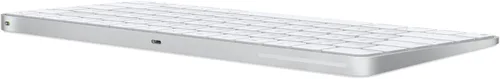 Vista 3 de Teclado mágico Apple: Inalámbrico, Bluetooth, recargable. Funciona con Mac, iPad o iPhone; Alemán - Blanco