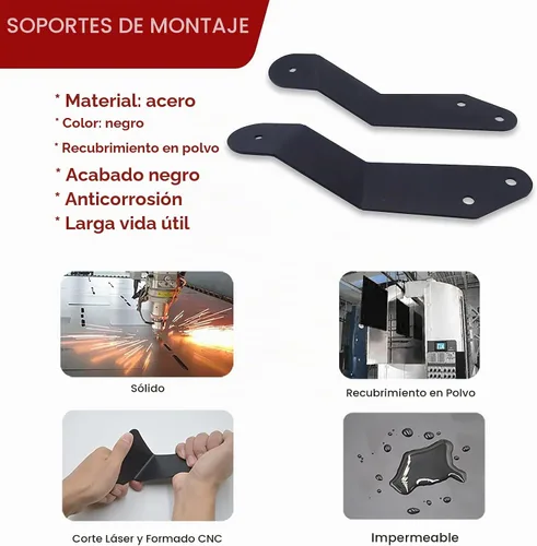 Vista 2 de XTMOTO Soporte de montaje para barra de luz LED de 42 pulgadas compatible con UTV 2014-2021 Can-Am Maverick XRS Commander 1000 800