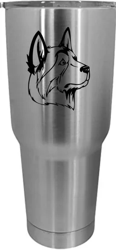 Vista 378 de Cairn Terrier - Vaso grabado con temática de perro, 30 onzas