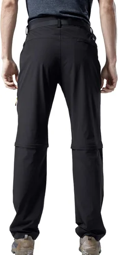 Vista 5 de Mr.Stream Men's Walking Windproof Breathable Camping Quick Drying Outdoor Convertible Hiking Pants