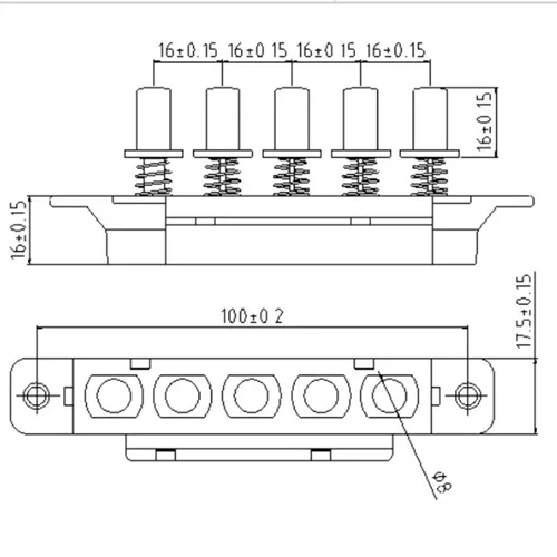 Vista 6 de Interruptor de teclado de campana extractora, 2 botones de interruptor de alimentación multifuncionales duraderos, interruptor de teclado de piano