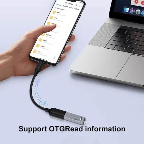 Vista 4 de Paquete de 2 adaptadores USB C a USB 3.0, cable USB C macho a hembra OTG para Google Pixel 10 Pro XL 10 Pro Fold 10 9A 9 8 7 6 Pro, adaptador OTG